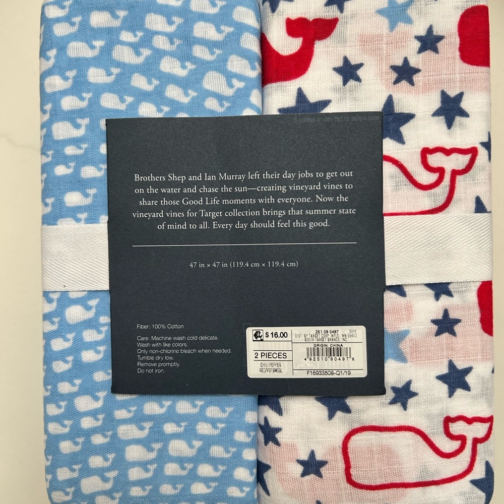 Vineyard Vines Swaddles NWT